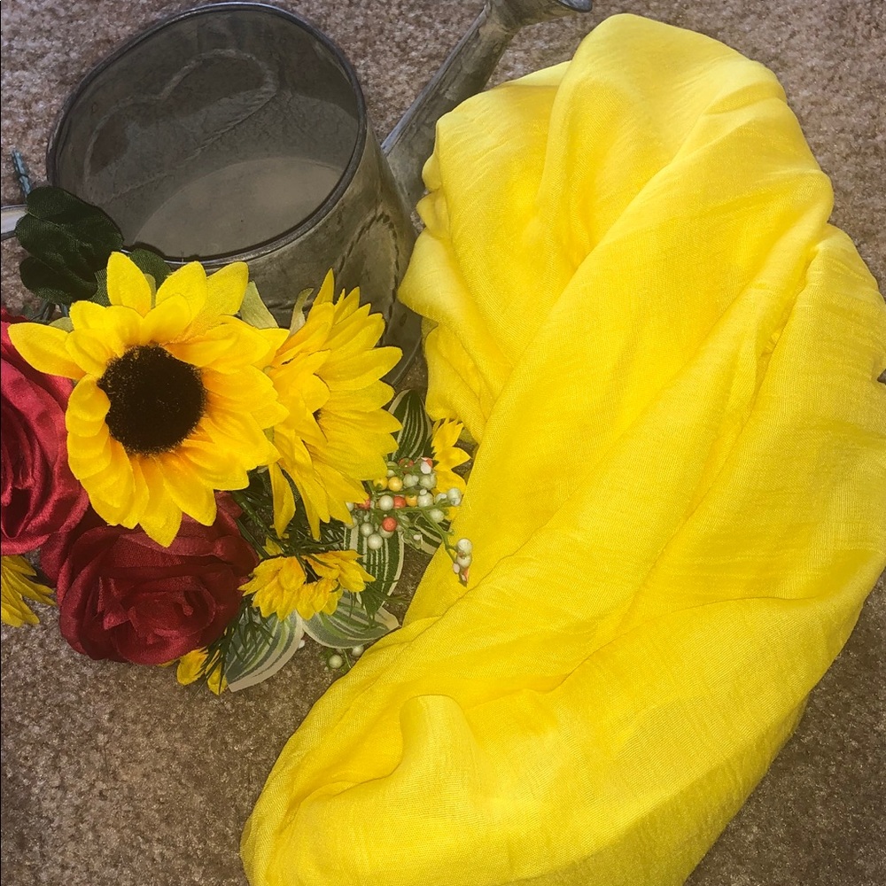 Yellow Scarf Shawl